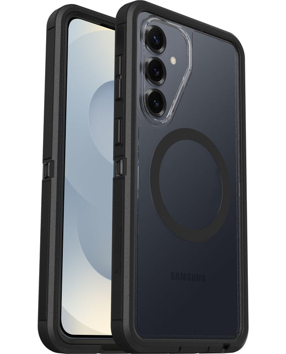 OtterBox Defender Pro XT Clear Samsung Galaxy S26+ 5G (6.7') Case Dark Side (Clear/Black) - (77-99897), DROP+ 7X Military Standard, 7 Years Warranty - Leader Electronics