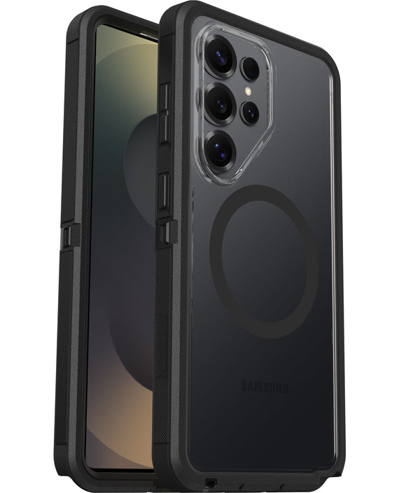 OtterBox Defender Pro XT Clear Samsung Galaxy S26 Ultra 5G (6.9') Case Dark Side (Clear/Black) -(77-99896),DROP+ 7X Military Standard,7 Years Warranty - Leader Electronics