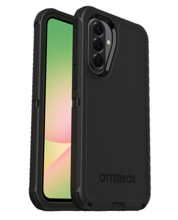 OtterBox Defender Samsung Galaxy A56 5G (6.7') Case Black - (77-97788), DROP+ 7X Military Standard, Multi-Layer, Port Covers, 7 Years Warranty - Leader Electronics
