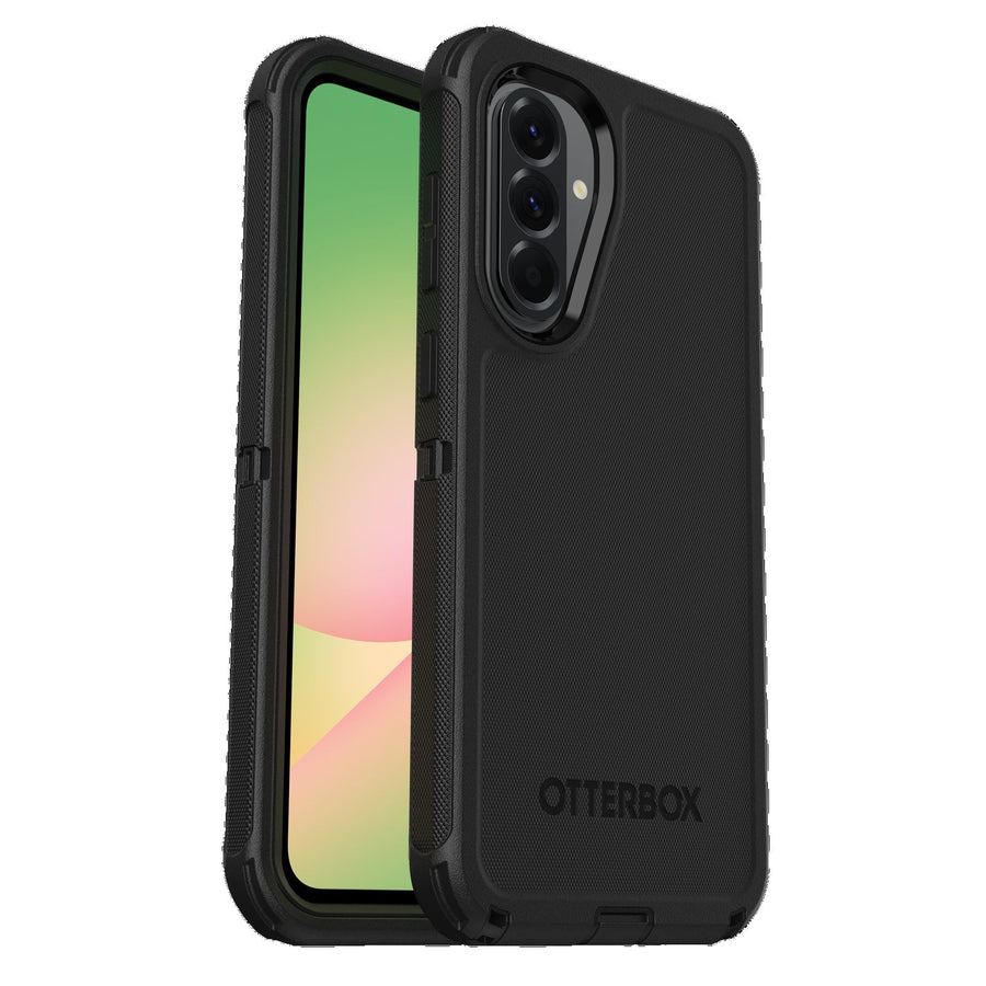 OtterBox Defender Samsung Galaxy A56 5G (6.7') Case Black - (77-97788), DROP+ 7X Military Standard, Multi-Layer, Port Covers, 7 Years Warranty - Leader Electronics