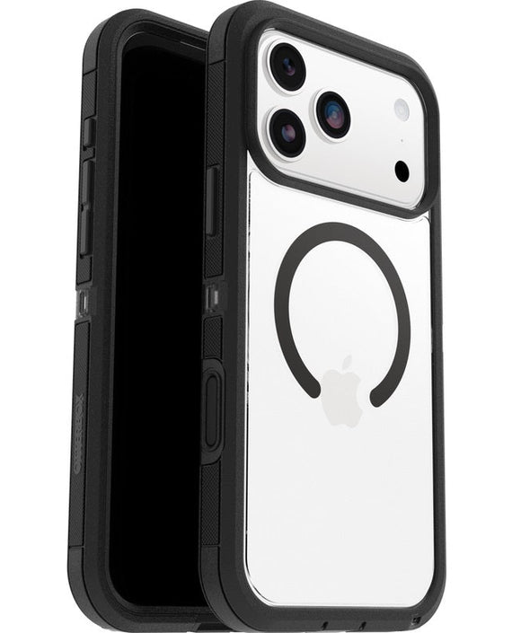 OtterBox Defender XT Pro MagSafe Apple iPhone 17 Pro Max (6.9') Case Dark Side (Clear/Black) - (77-98534), DROP+ 7X Military Standard,7 Years Warranty - Leader Electronics