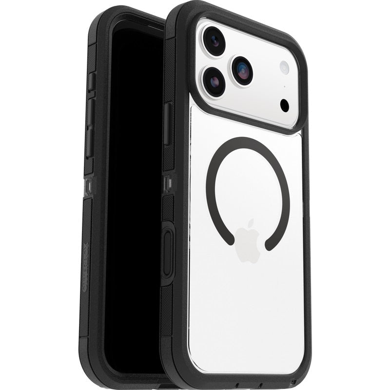 OtterBox Defender XT Pro MagSafe Apple iPhone 17 Pro Max (6.9') Case Dark Side (Clear/Black) - (77-98534), DROP+ 7X Military Standard,7 Years Warranty - Leader Electronics