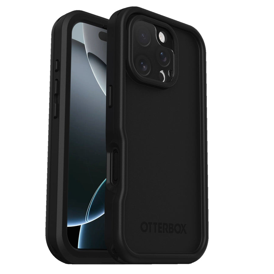 OtterBox FRE MagSafe Apple iPhone 16 Pro Max (6.9') Case Black - (77-96158), DROP+ 5X Military Standard, Built-In Screen Protector, 7 Years Warranty - Leader Electronics