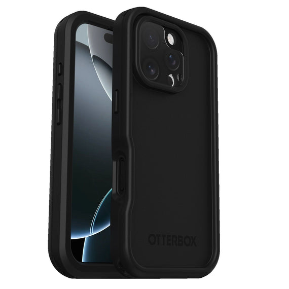 OtterBox FRE MagSafe Apple iPhone 16 Pro Max (6.9') Case Black - (77-96158), DROP+ 5X Military Standard, Built-In Screen Protector, 7 Years Warranty - Leader Electronics