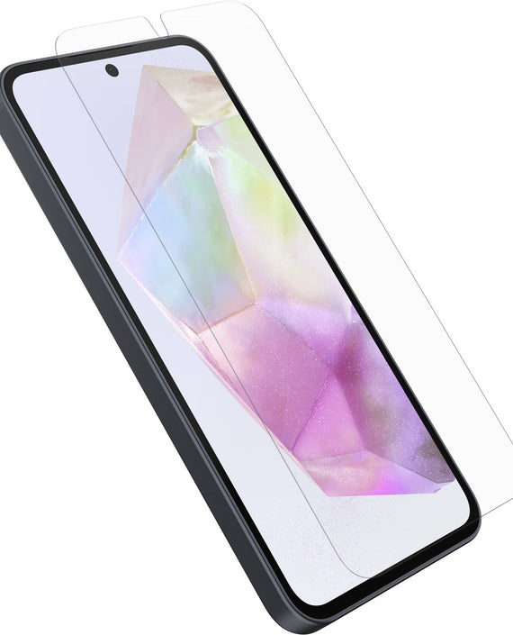 OtterBox Glass Samsung Galaxy A35 5G (6.6') Screen Protector Clear - (77-95478), Drop Protection, Anti-Scratch, Flawless Touch, 2 Years Warranty - Leader Electronics