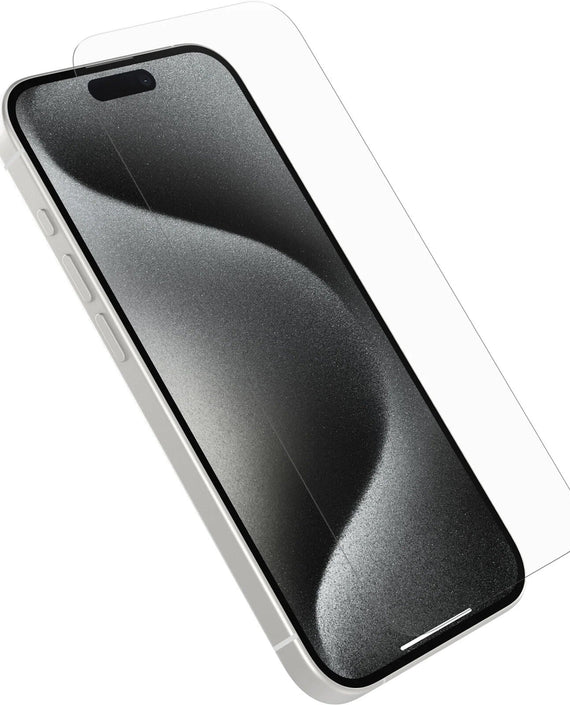 OtterBox Premium Glass Antimicrobial Apple iPhone 15 Pro Max (6.7') Screen Protector Clear - (77-93960), DROP+ 3ft Protection,2 Years Warranty - Leader Electronics