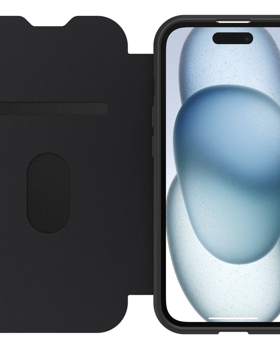 OtterBox React Folio MagSafe Apple iPhone 17e / iPhone 16e / iPhone 15 / iPhone 14 / iPhone 13 (6.1') Case Black Crystal (Clear/Black) ,7 Years Warra - Leader Electronics