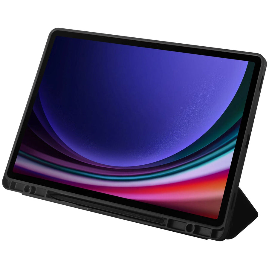 OtterBox React Folio Samsung Galaxy Tab S10+/ Tab S9+ (12.4') Case Black - (77-95124), DROP+ Military Standard, Pencil Holder, 7 Years Warranty - Leader Electronics