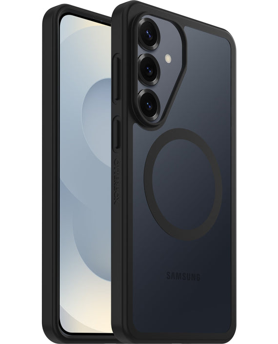 OtterBox React Magnets Samsung Galaxy S26+ 5G (6.7') Case Black Crystal (Clear/Black) - (77-99936),DROP+ Military Standard, 7 Years Warranty - Leader Electronics