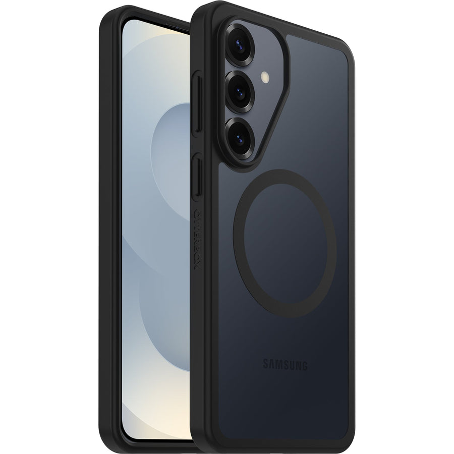 OtterBox React Magnets Samsung Galaxy S26+ 5G (6.7') Case Black Crystal (Clear/Black) - (77-99936),DROP+ Military Standard, 7 Years Warranty - Leader Electronics