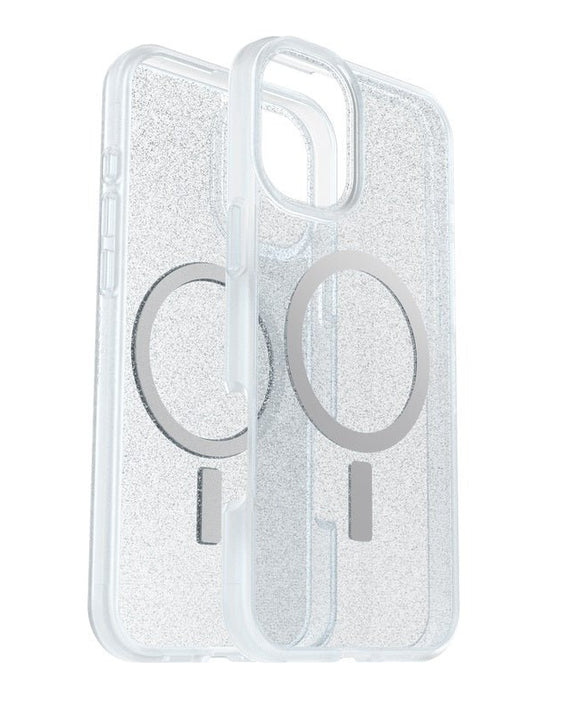OtterBox React Magsafe Apple iPhone 16 Plus (6.7') Case Stardust (Clear Glitter) - (77-96241), DROP+ Military Standard, Hard Case,7 Years Warranty - Leader Electronics