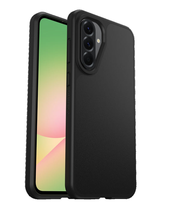 OtterBox React Samsung Galaxy A56 5G (6.7') Case Black - (77-97791), Antimicrobial, DROP+ Military Standard, Raised Edges, Hard Case, 7 Years Warranty - Leader Electronics