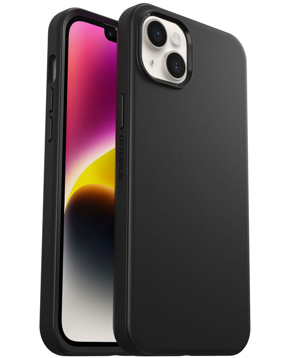 OtterBox Symmetry Apple iPhone 14 Plus Case Black - (77-88461), DROP+ 3X Military Standard, Ultra-Sleek,Durable Protection,7 Years Warranty - Leader Electronics