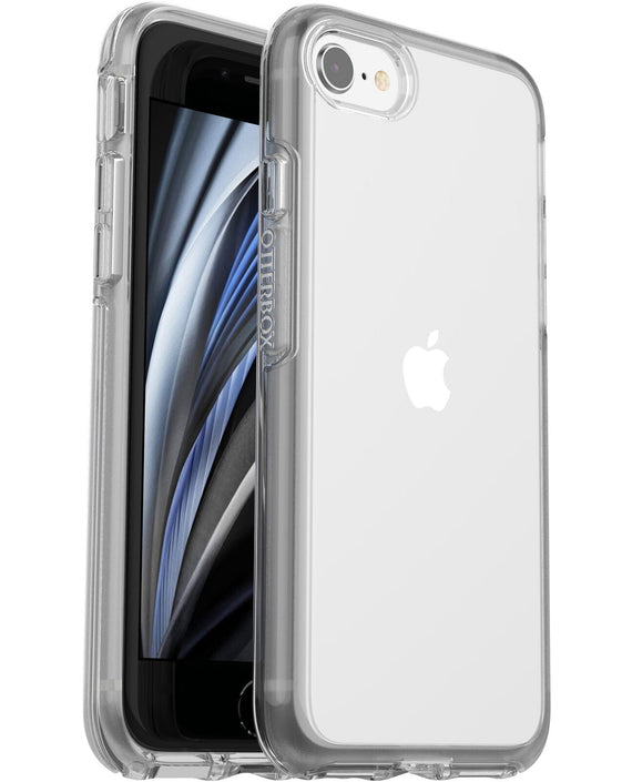 OtterBox Symmetry Clear Apple iPhone SE (3rd & 2nd Gen) and iPhone 8/7 Case Clear - (77-56719),DROP+ 3X Military Standard,Ultra-Sleek,7 Years Warranty - Leader Electronics