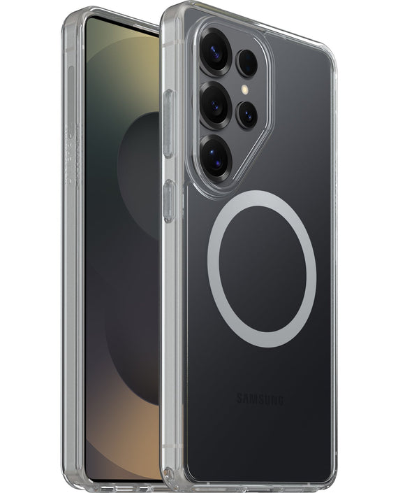 OtterBox Symmetry Clear Magnets Samsung Galaxy S26 Ultra 5G (6.9') Case Clear - (77-99972), DROP+ 3X Military Standard, Raised Edges, 7 Years Warranty - Leader Electronics