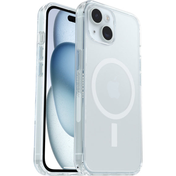 OtterBox Symmetry Clear MagSafe Apple iPhone 16e/ iPhone 15/ iPhone 14/ iPhone 13 (6.1') Case Clear - (77-98189), Antimicrobial, 7 Years Warranty - Leader Electronics
