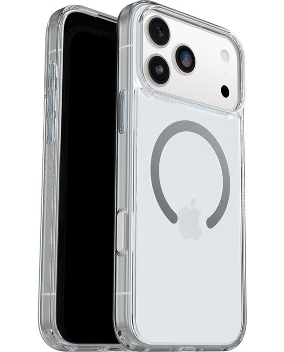 OtterBox Symmetry Clear MagSafe Apple iPhone 17 Pro (6.3') Case Clear - (77-98831), DROP+ 3X Military Standard, Raised Edges, 7 Years Warranty - Leader Electronics