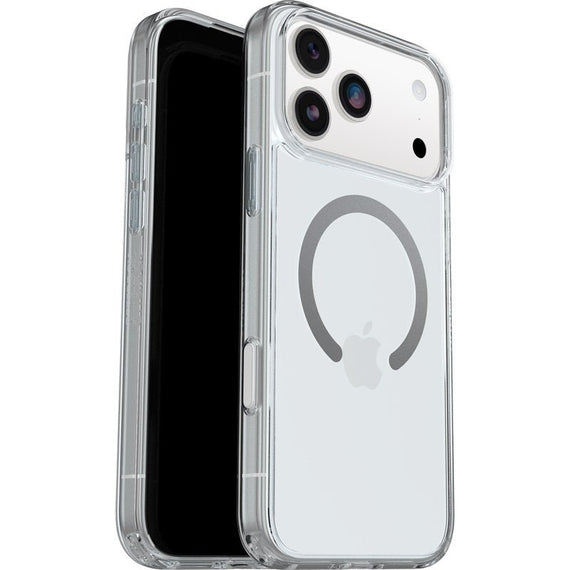 OtterBox Symmetry Clear MagSafe Apple iPhone 17 Pro (6.3') Case Clear - (77-98831), DROP+ 3X Military Standard, Raised Edges, 7 Years Warranty - Leader Electronics