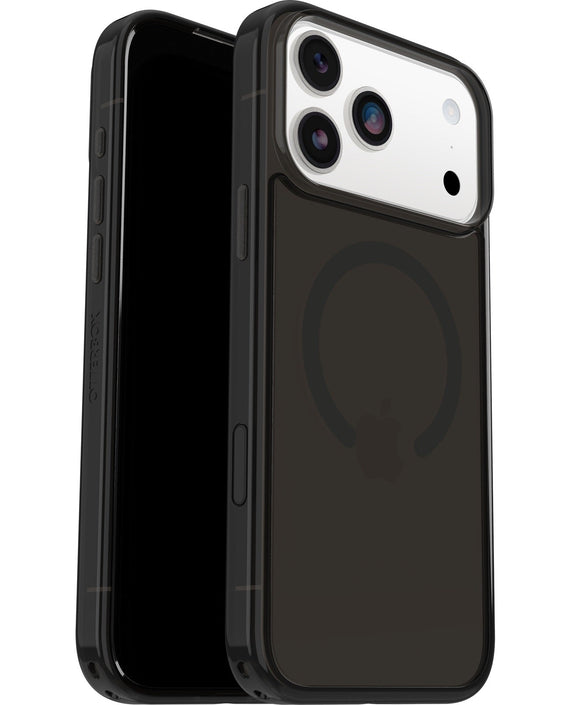 OtterBox Symmetry Clear MagSafe Apple iPhone 17 Pro Max (6.9') Case Black Mist (Clear / Black) -(77-98876),DROP+ 3X Military Standard,7 Years Warranty - Leader Electronics