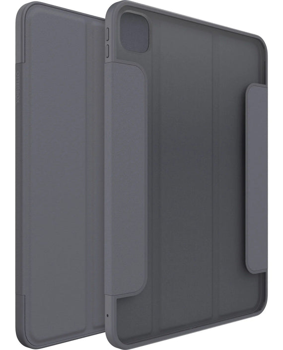 OtterBox Symmetry Folio Apple iPad Pro (11') (M5/M4) (6th/5th Gen) Case Thunderstorm (Clear/Dark Grey) - (77-95257), Pencil Storage, 7 Years Warranty - Leader Electronics