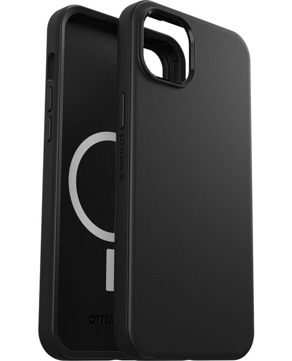 OtterBox Symmetry+ MagSafe Apple iPhone 14 Plus Case Black - (77-88994), DROP+ 3X Military Standard, Raised Edges, Ultra-Sleek, 7 Years Warranty - Leader Electronics