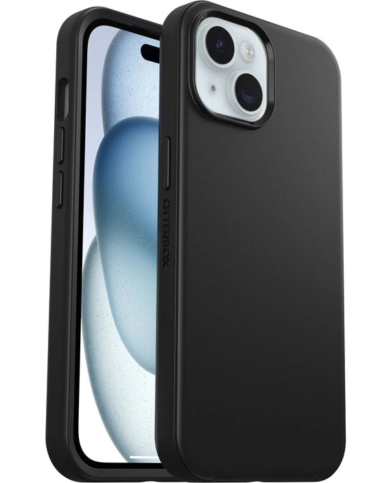 OtterBox Symmetry MagSafe Apple iPhone 16e / iPhone 15 / iPhone 14 / iPhone 13 (6.1') Case Black - (77-92928), Ultra-Sleek, 7 Years Warranty - Leader Electronics
