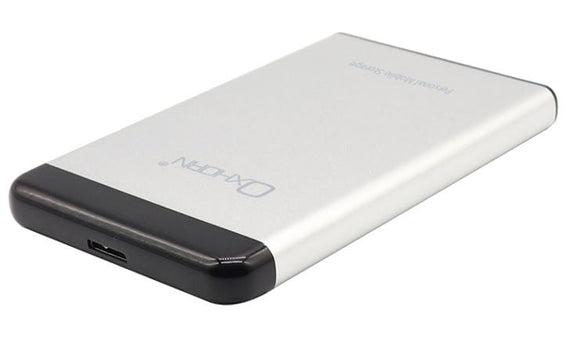 Oxhorn USB 3.0 USAP 2.5″ SATA HDD SSD Enclosure Silver USB3.0 Cable (included) 2YR WTY - Leader Electronics