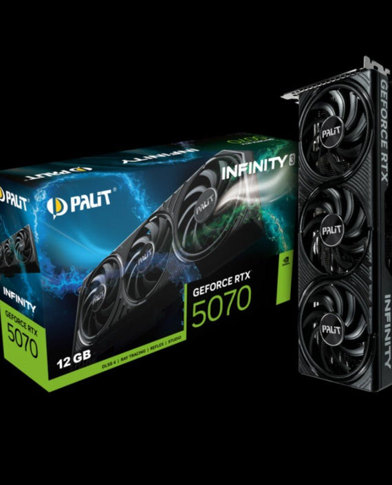 PALIT RTX5070 INFINITY 3 12GB GDDR7 192bit 3-DP HDMI NE75070019K9-GB2050S - Leader Electronics