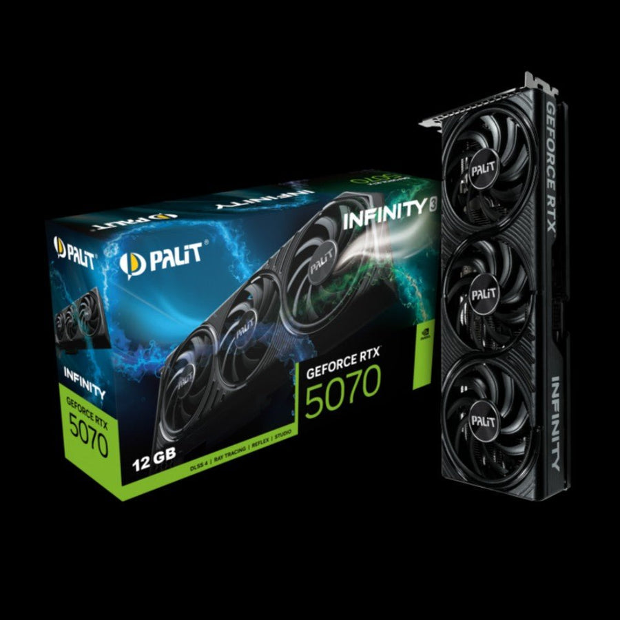PALIT RTX5070 INFINITY 3 12GB GDDR7 192bit 3-DP HDMI NE75070019K9-GB2050S - Leader Electronics
