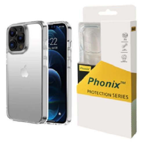 Phonix Apple iPhone 16e/ iPhone 15/ iPhone 14/ iPhone 13 (6.1') Clear Rock Shockproof Case - Ultra-thin, Lightweight, Crystal Clear,10 Years Warranty - Leader Electronics
