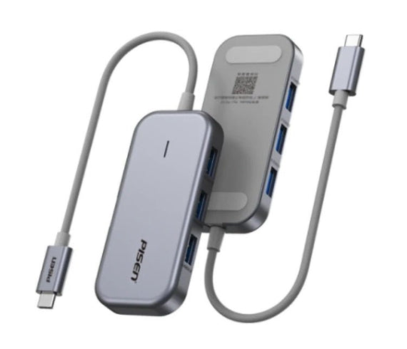 Pisen 11-in-1 Multi-Port USB-C Multiport Hub Adapter Docking Station 4xUSB-A(3.0 &2.0) 1xUSB-C 100W PD 1x4K HDMI 1xRJ-45 1xSD 1xTF 1xVGA 1x3.5mm Audio - Leader Electronics