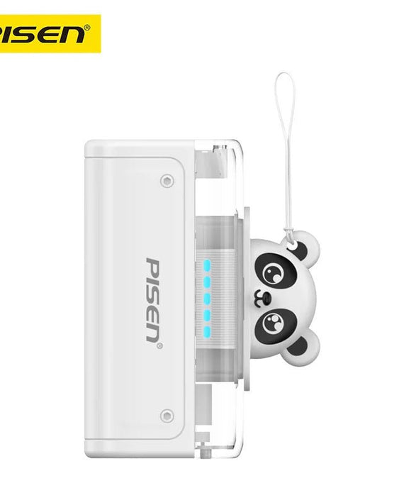 Pisen Power Tiny 22.5W CCC-Certified 5K (5000mAh) Mini Power Bank - USB-A + USB-C Port, 2-in-1 Design, Built-in Stand, 2 Year Warranty - Leader Electronics
