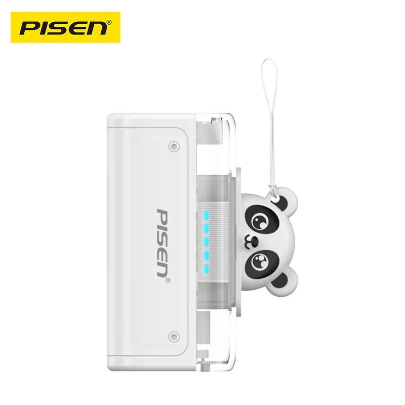 Pisen Power Tiny 22.5W CCC-Certified 5K (5000mAh) Mini Power Bank - USB-A + USB-C Port, 2-in-1 Design, Built-in Stand, 2 Year Warranty - Leader Electronics