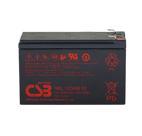 PowerShield 12V 9AH Battery, 10 Year Design Life, compatible with all PowerShield UPS models, long-lasting power source - Leader Electronics