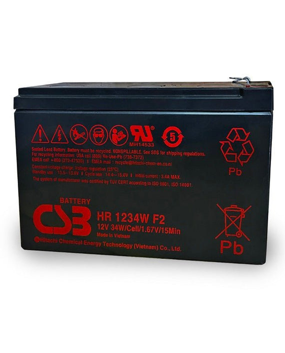 PowerShield 12V 9AH Battery, 3-5 Year Design Life, compatible with all PowerShield UPS models, reliable power source - Leader Electronics
