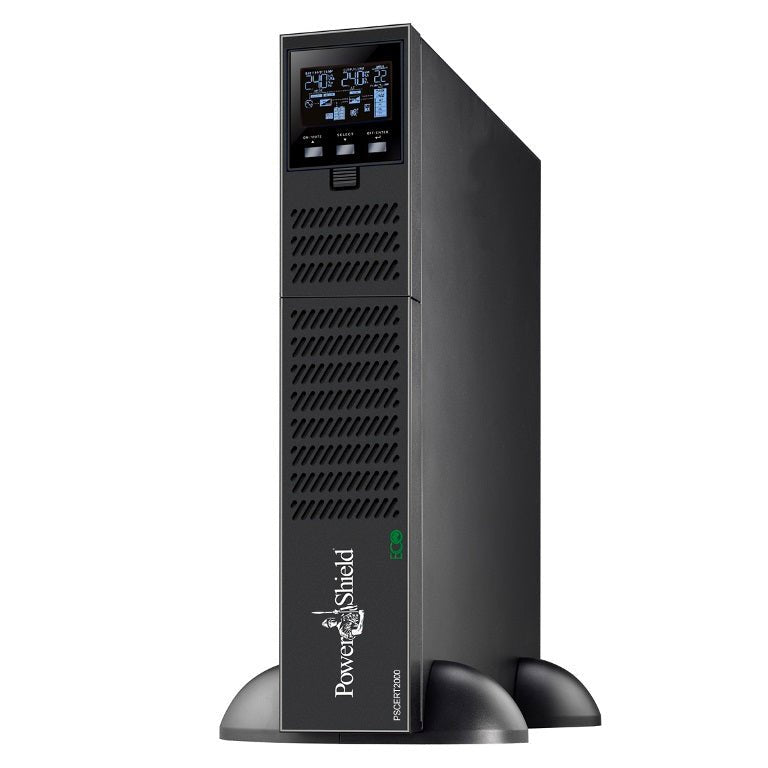 PowerShield Centurion RT 2000VA/1800W - 10Amp, True Online Double Conversion Rack/Tower UPS, 3 AUS sockets, 10A, C13 x 5, 2-year warranty - Leader Electronics