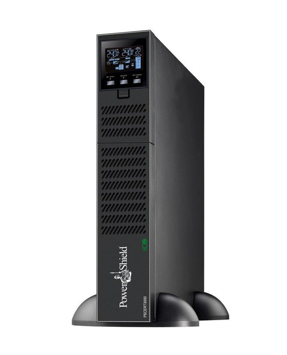 PowerShield Centurion RT 3000VA/2700W - 15Amp, True Online Double Conversion Rack/Tower UPS, 2 AUS sockets, 10A, C13 x 5, 16A, C19 x1, 2-year warranty - Leader Electronics