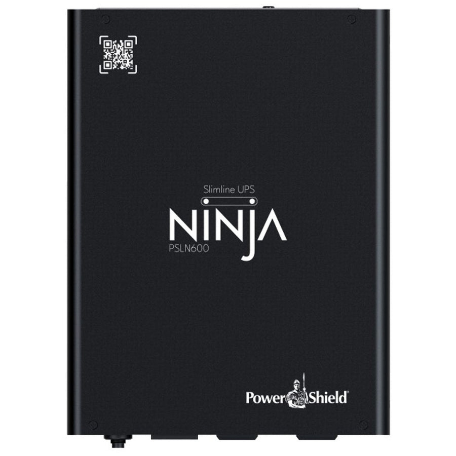 PowerShield Ninja Slimline 600VA UPS, LiFePO4, 2x IEC Outputs, Lithium-iron Phosphate, DIN Rail Mount, Silent Operation, 5 Yr Warranty - Leader Electronics