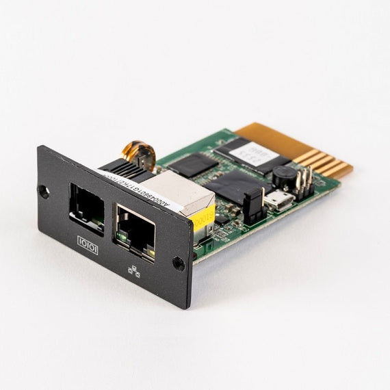 PowerShield Simple Network Management Protocol (SNMP) Comms Card V4 with EMD Port, enhances network management and monitoring - Leader Electronics
