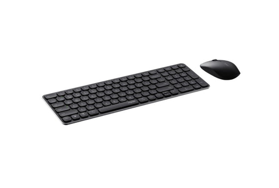 RAPOO 9320M Bluetooth 4.0, 5.0 + 2.4G Wireless Multi-mode Keyboard Mouse Combo, Aluminium Base, 2400 DPI, 10M Range, Compact Black Retail Pack - Leader Electronics