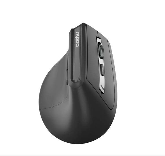 RAPOO EV310M Multi-mode Vertical Wireless Mouse Adjustable 800-2400 DPI - Leader Electronics