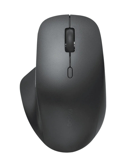 RAPOO M50 PLUS BLACK Wireless Optical Mouse -4-speed preset DPI -Wireless 2.4G transmission. Office and Business Choice - Leader Electronics