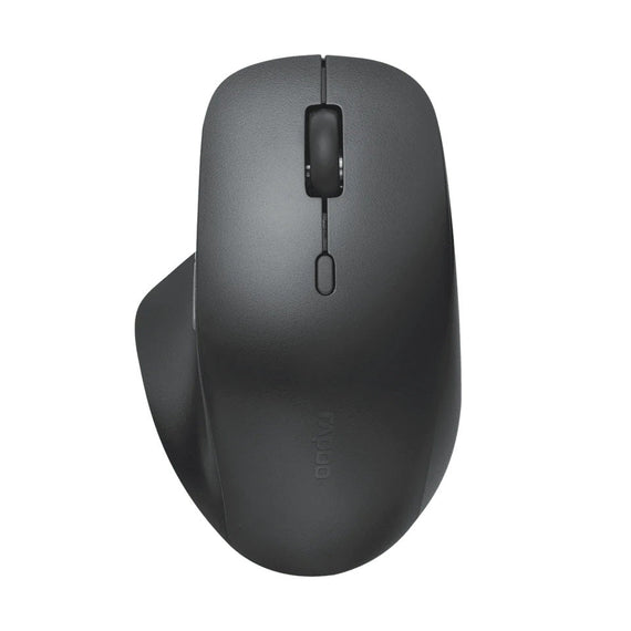 RAPOO M50 PLUS BLACK Wireless Optical Mouse -4-speed preset DPI -Wireless 2.4G transmission. Office and Business Choice - Leader Electronics