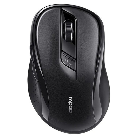 RAPOO M500 Multi-Mode, Silent, Bluetooth, 2.4Ghz, 3 device Wireless Optical Mouse - Simultaneously Connect Multiple Devices - Leader Electronics