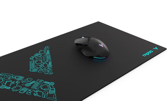 RAPOO V1L Mouse Pad - Extra Large Mouse Mat, Anti-Skid Bottom Design, Dirt-Resistant, Wear-Resistant, Scratch-Resistant, Suitable for Gamers/Gami - Leader Electronics