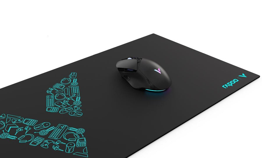 RAPOO V1L Mouse Pad - Extra Large Mouse Mat, Anti-Skid Bottom Design, Dirt-Resistant, Wear-Resistant, Scratch-Resistant, Suitable for Gamers/Gami - Leader Electronics