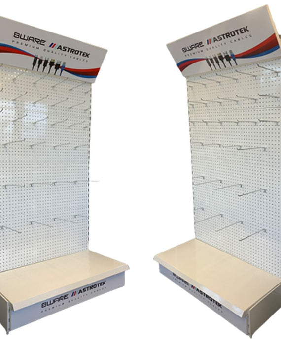 Retail Cable Display Stand 2 - Dimension 180x102x45cm - get it FREE when buy $1000 8ware/Astrotek Products (sell with CB8W-HOOK32 + CB8W-HOOK38) - Leader Electronics