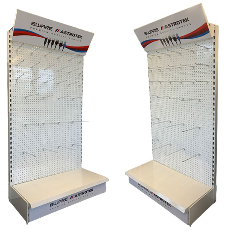 Retail Cable Display Stand 2 - Dimension 180x102x45cm - get it FREE when buy $1000 8ware/Astrotek Products (sell with CB8W-HOOK32 + CB8W-HOOK38) - Leader Electronics