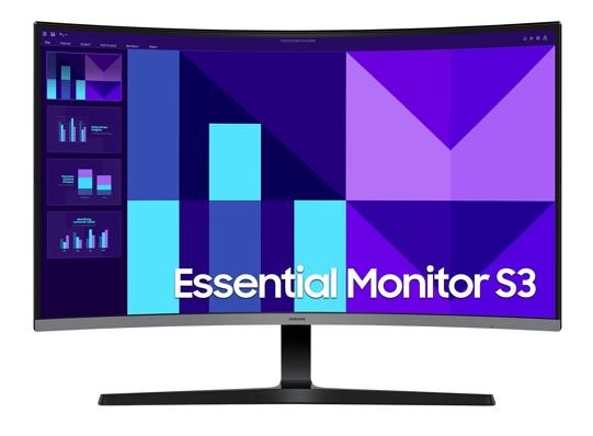 Samsung 32' S39GD FHD 100Hz Curved Monitor 1920x1080 4ms 16:9 1500R Tilt VESA VA HDMI D-Sub Headphone Flicker Free Eye Saver Mode Black - Leader Electronics