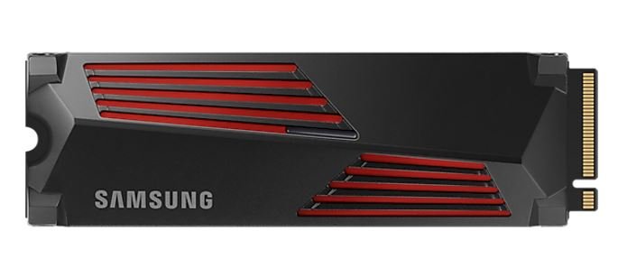 Samsung 990 Pro 2TB with Heatsink Gen4 NVMe SSD 7450MB/s 6900MB/s R/W 1550K/1200K IOPS 1200TBW 1.5M Hrs MTBF for PS5 5yrs Wty - Leader Electronics